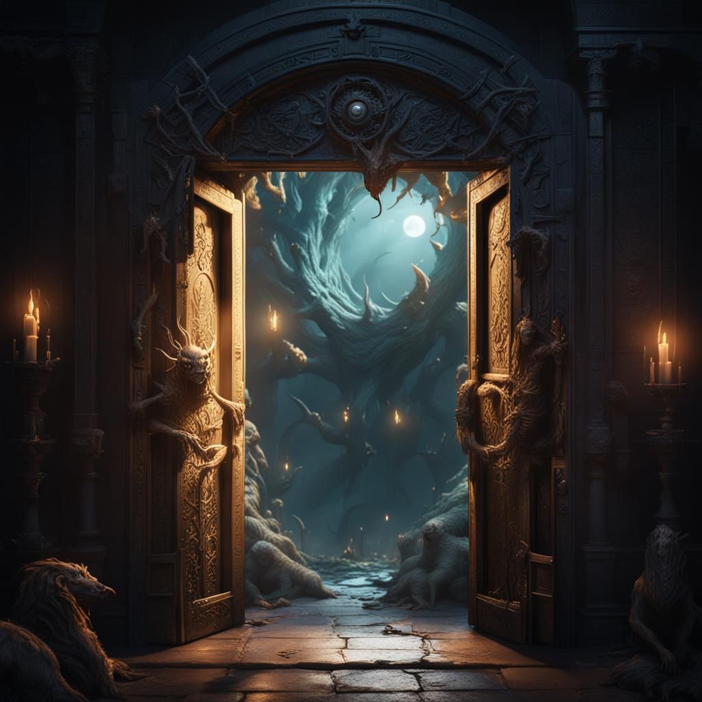 Portal Doorway with Waiting Creatures