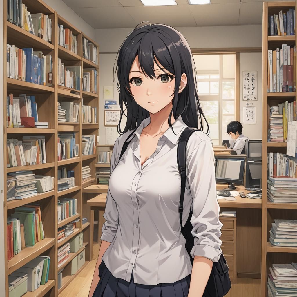 Anime Style Female Character Illustration