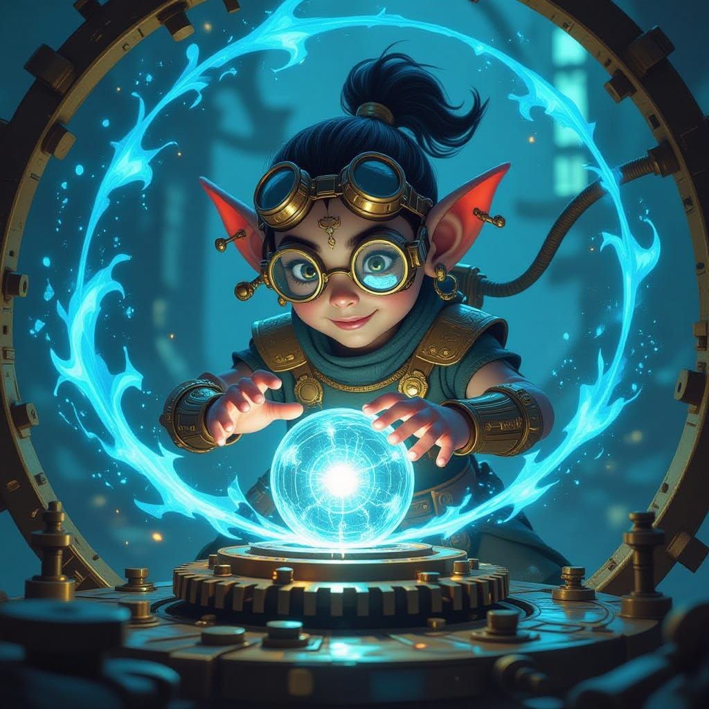 Steampunk Asura Inventor Unveils Brilliant Magical Device