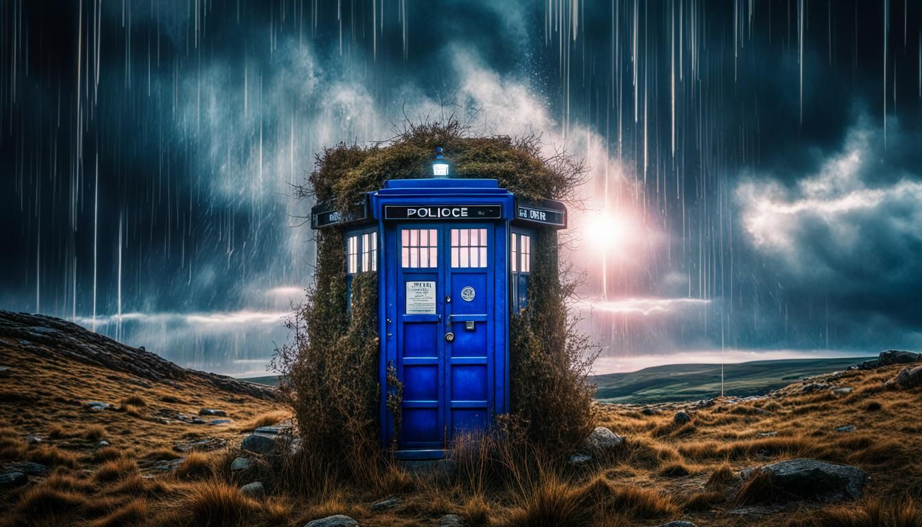 Hexagon Thicket Tardis on Dartmoor.