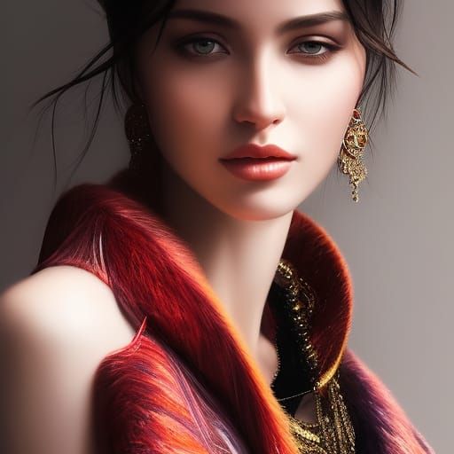 Ethereal Portrait in WLOP Style