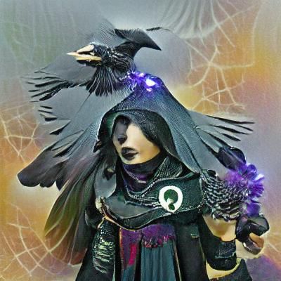 Brooding Warlock of the Raven Queen