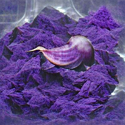 Hermit Purple: Mystical Vines in Vivid Purple