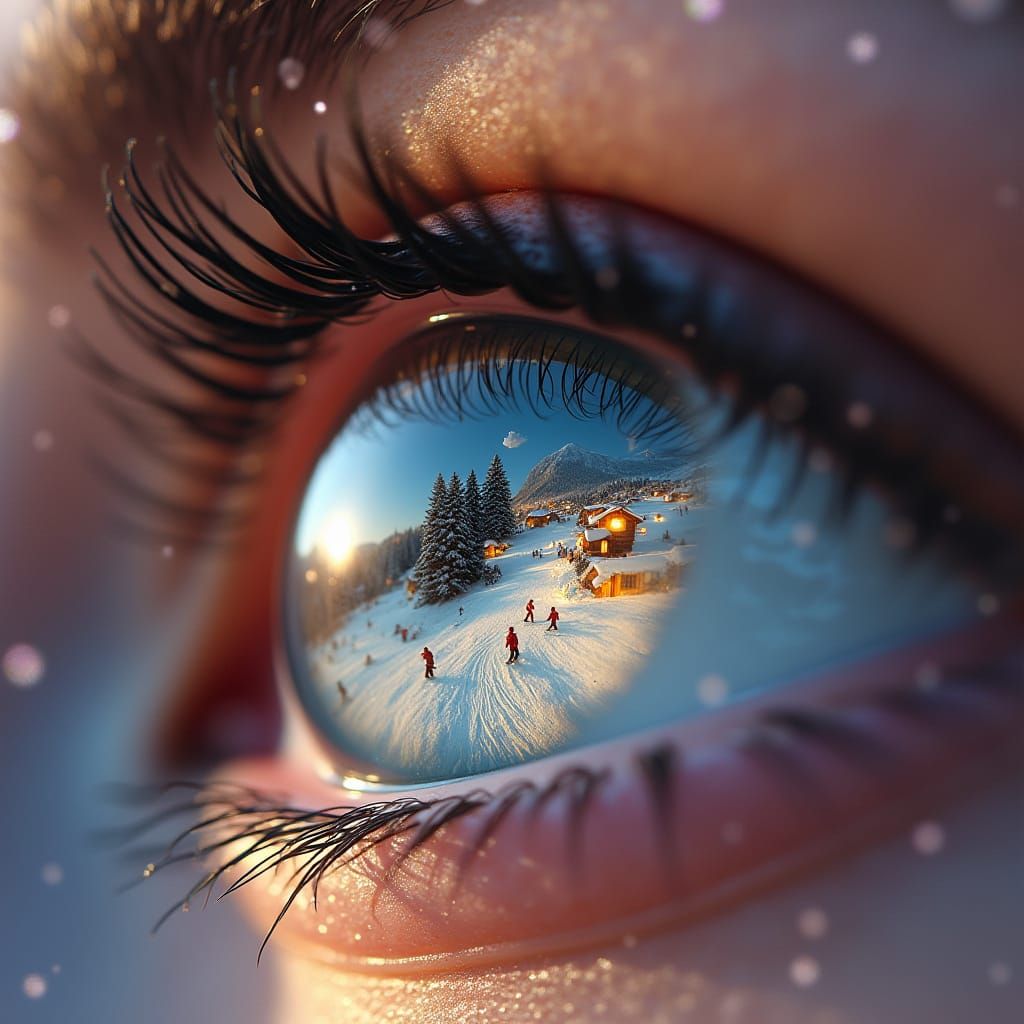 Christmas in the snow