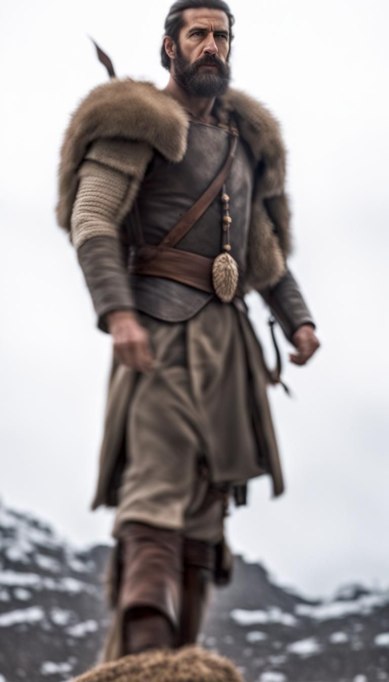 General Abner of Ancient Israel in Winter