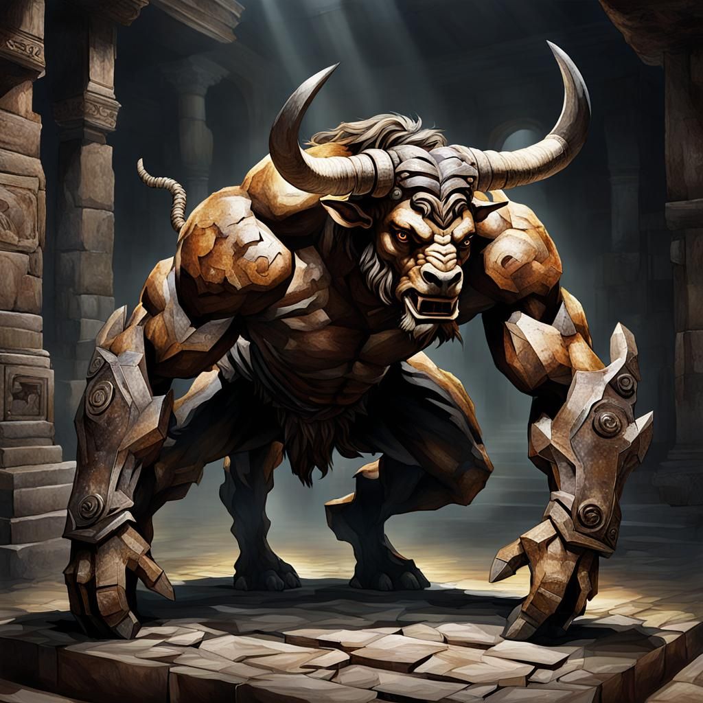 AI Minotaur Image