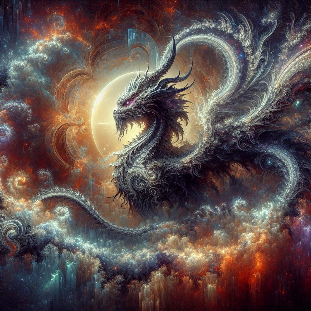 Majestic Celestial Being in Vibrant, High-Resolution Fantasy...