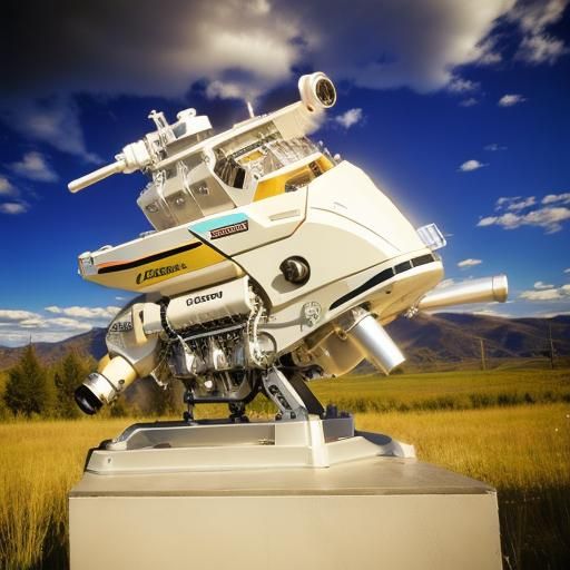 Abstract Machine Image Generated by AI