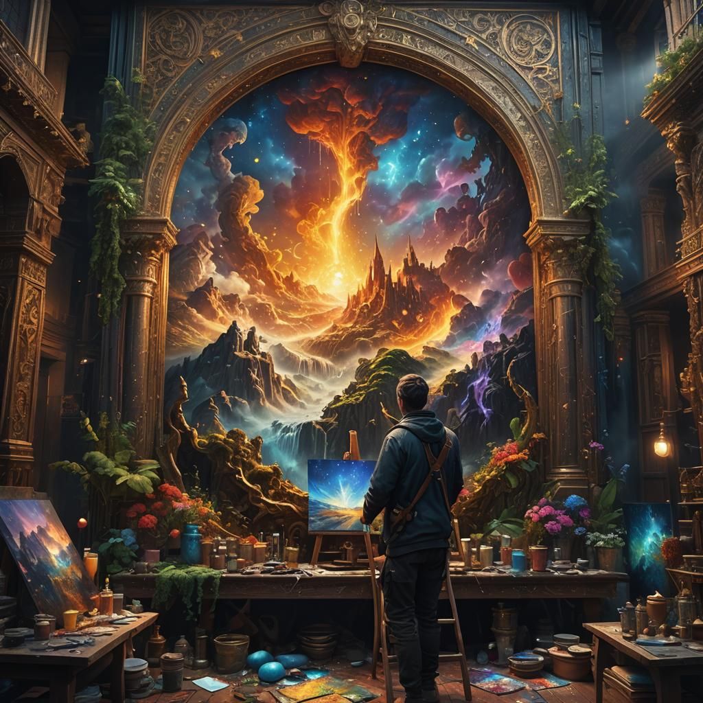 Magical Artist Creates Luminous Digital Painting