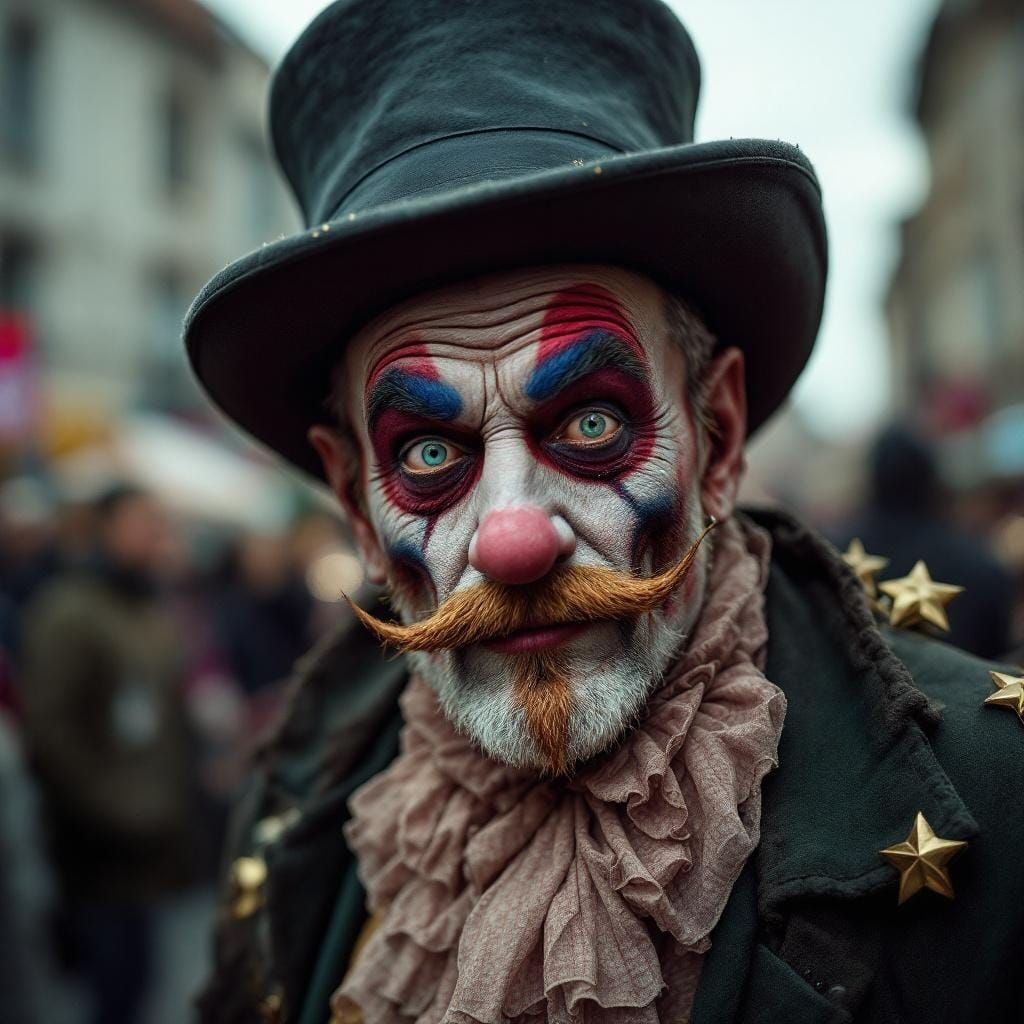 Humorous Dunkirk Carnival Character Portrait