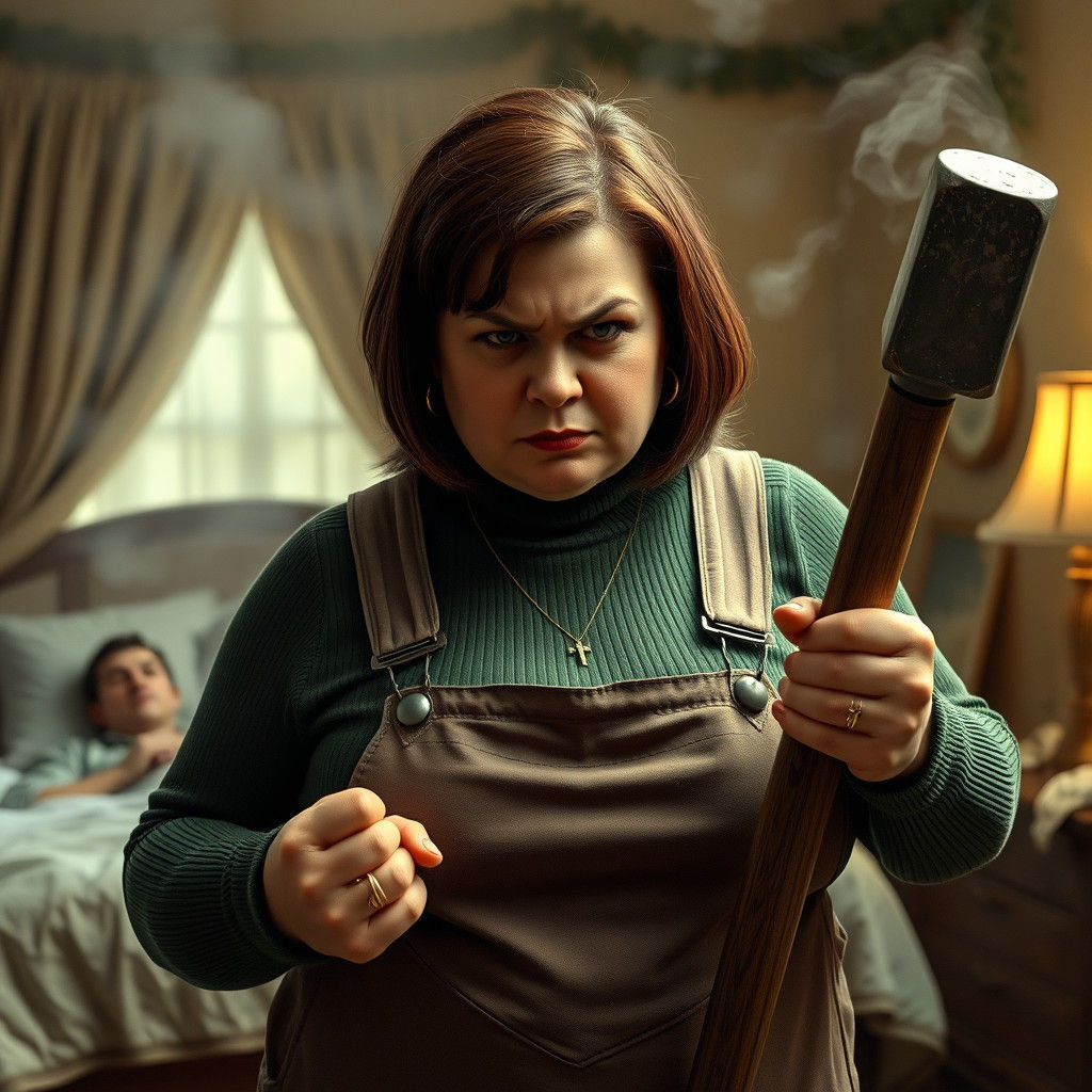 Annie Wilkes's Sledgehammer Rage in Dreamy Style