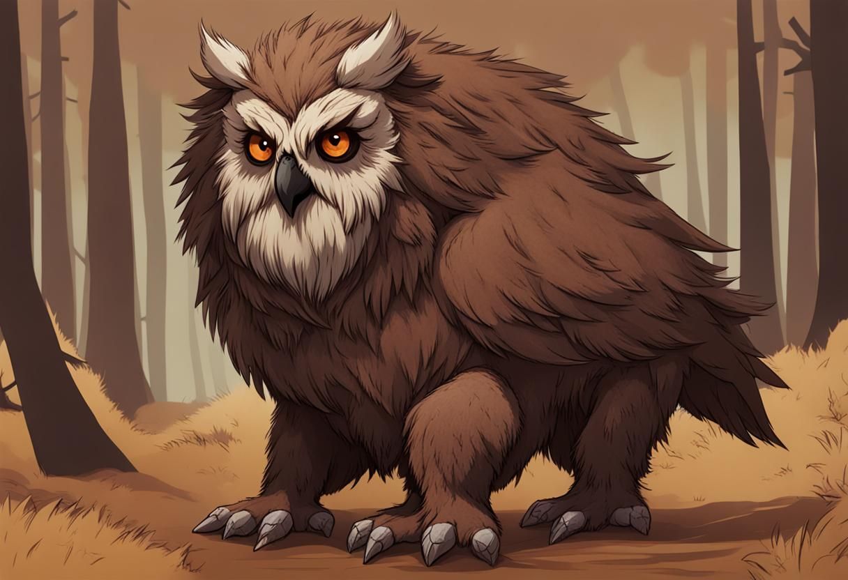 AI Owlbear Illustration