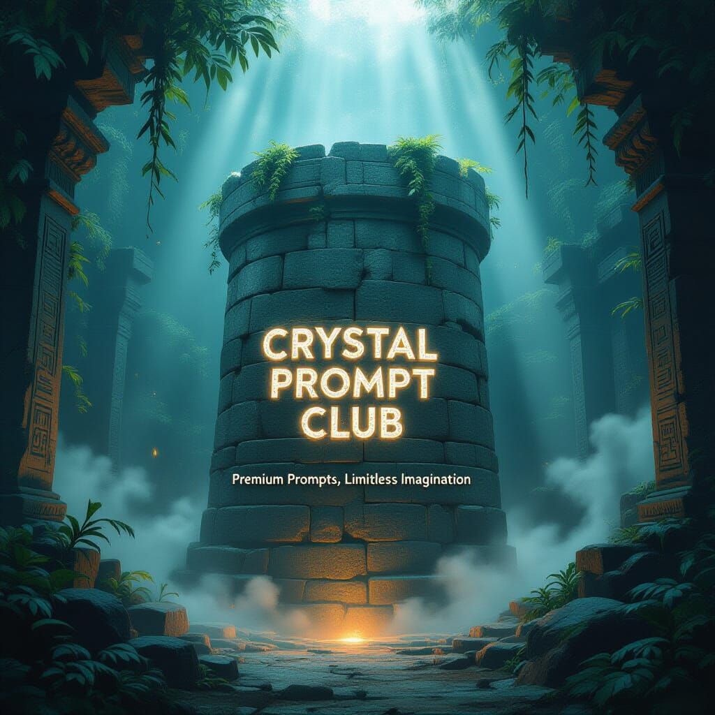 Mystical Stone Well in Jungle Ruins