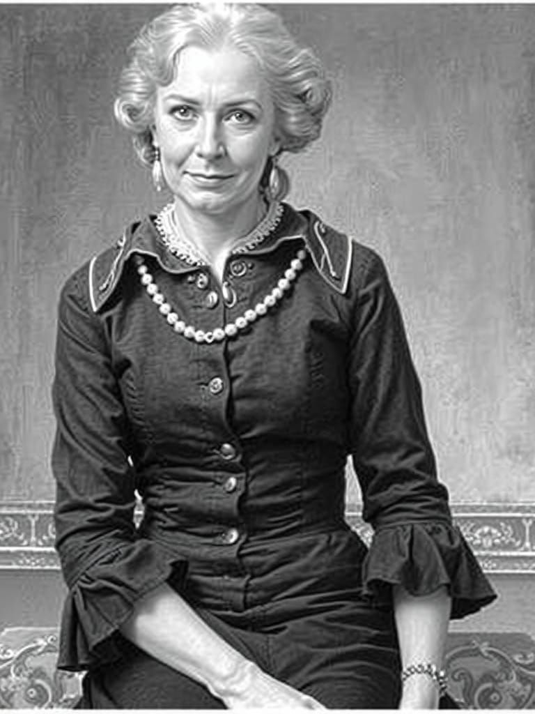 Lara Parker as Angelique Bouchard in Elegant Old Master Styl...