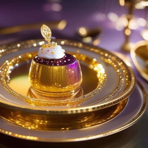 Adorable Plum Pudding Character in Detailed Digital Art