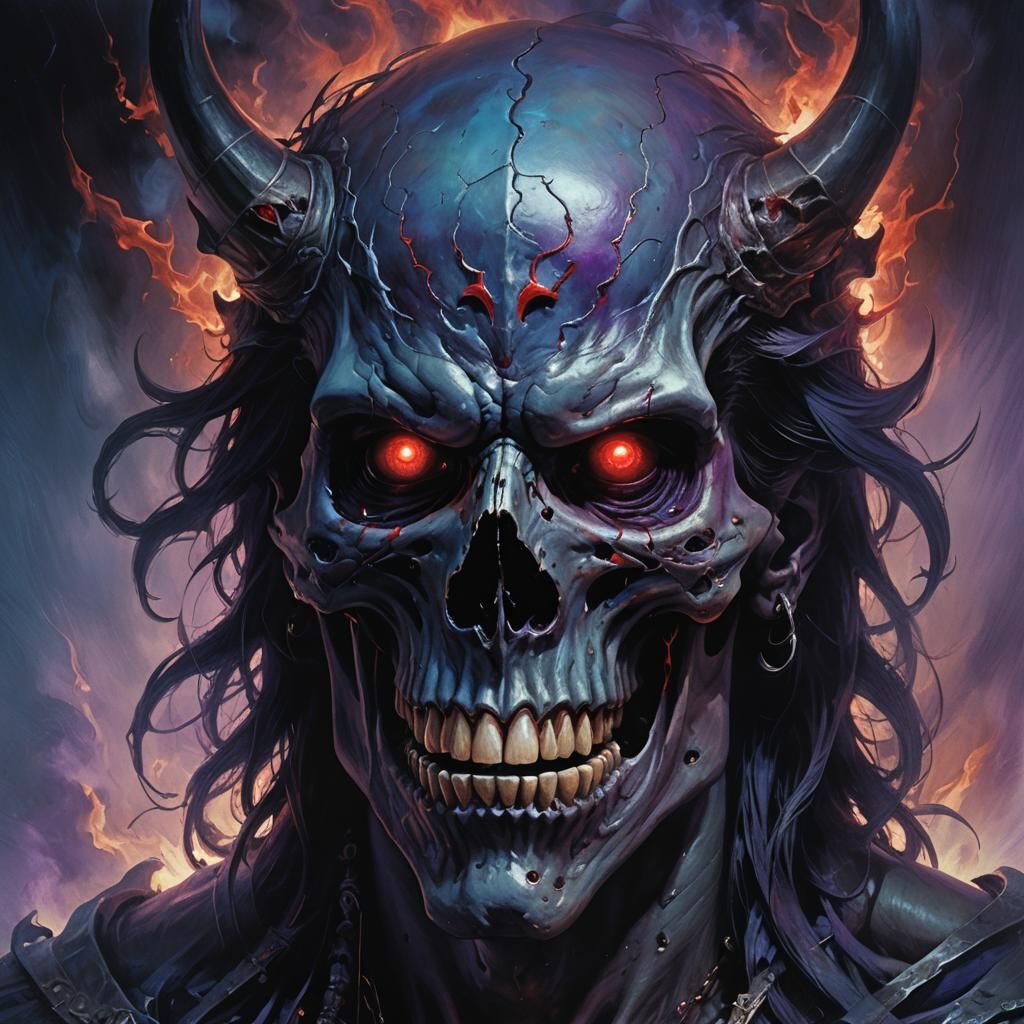 Dream Demon Embodiment in Dark Fantasy Style