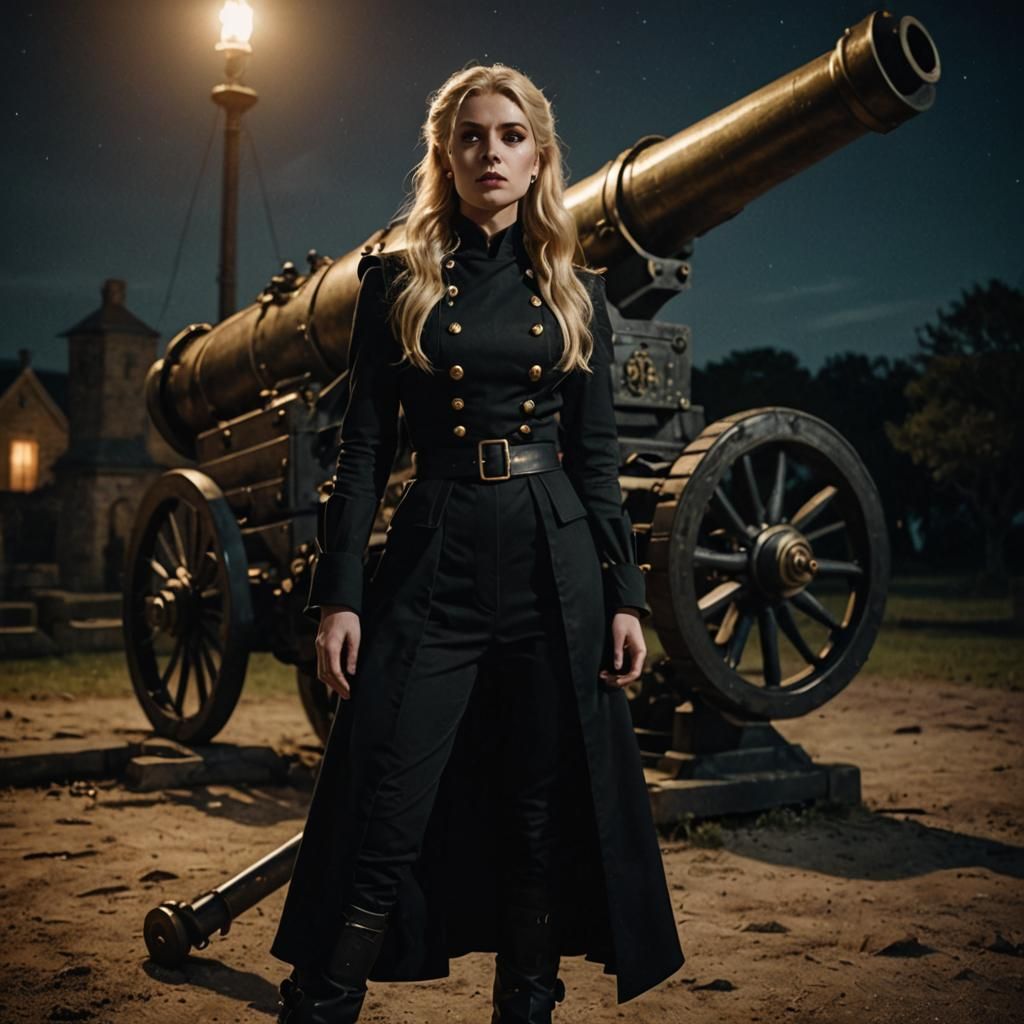 Gothic Woman by Cannon in Cinematic Film Still