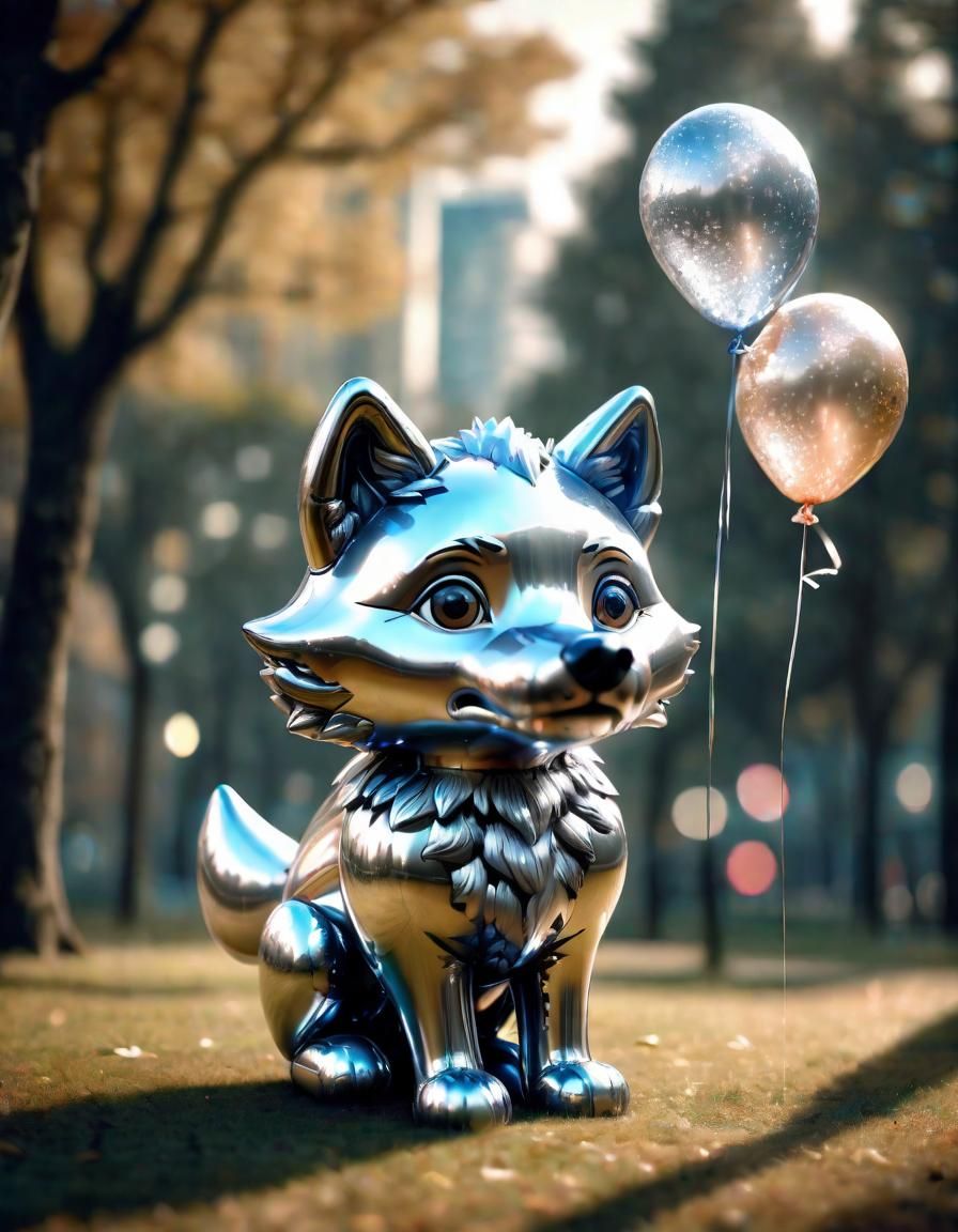 Wolfi the Mylar Balloon Buddy