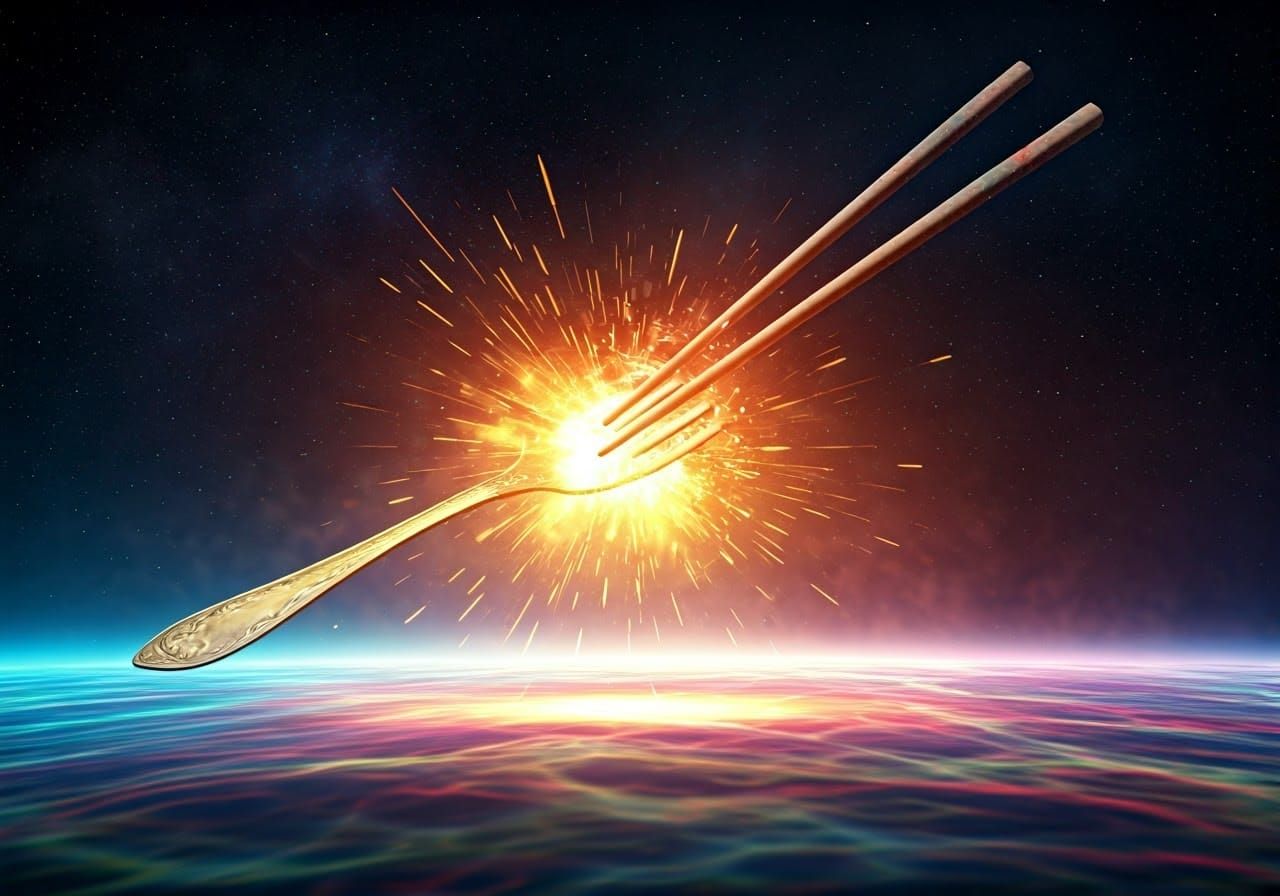 Epic Battle: Golden Fork vs Spectral Chopsticks