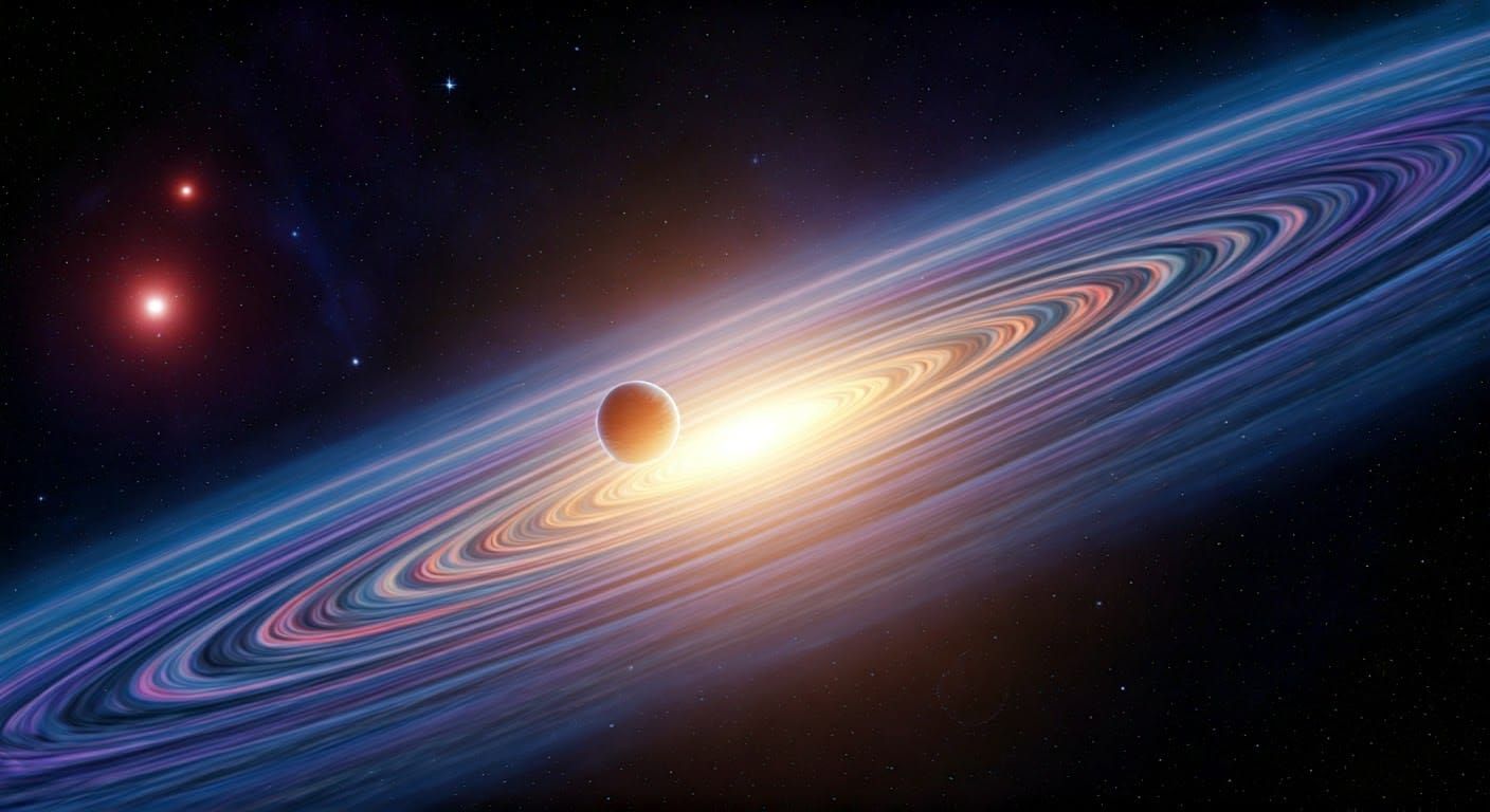 Galactic Tapestry Unfolds in Cosmic Ballet