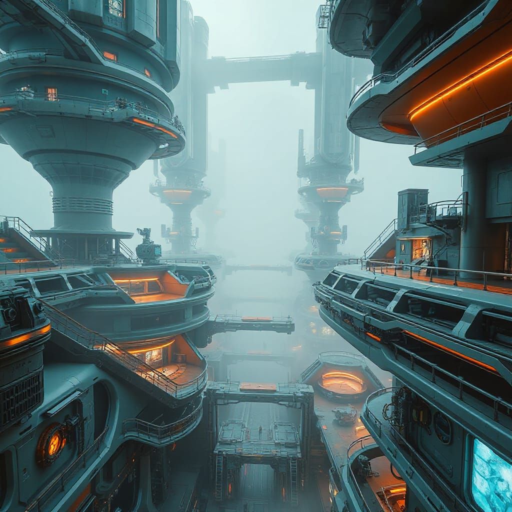 futuristic city