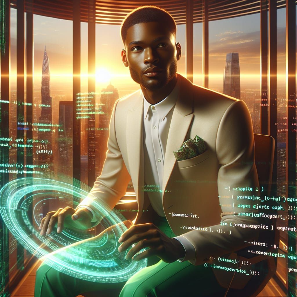 Pixar Style Coder's Journey: Sunrise Coding Studio