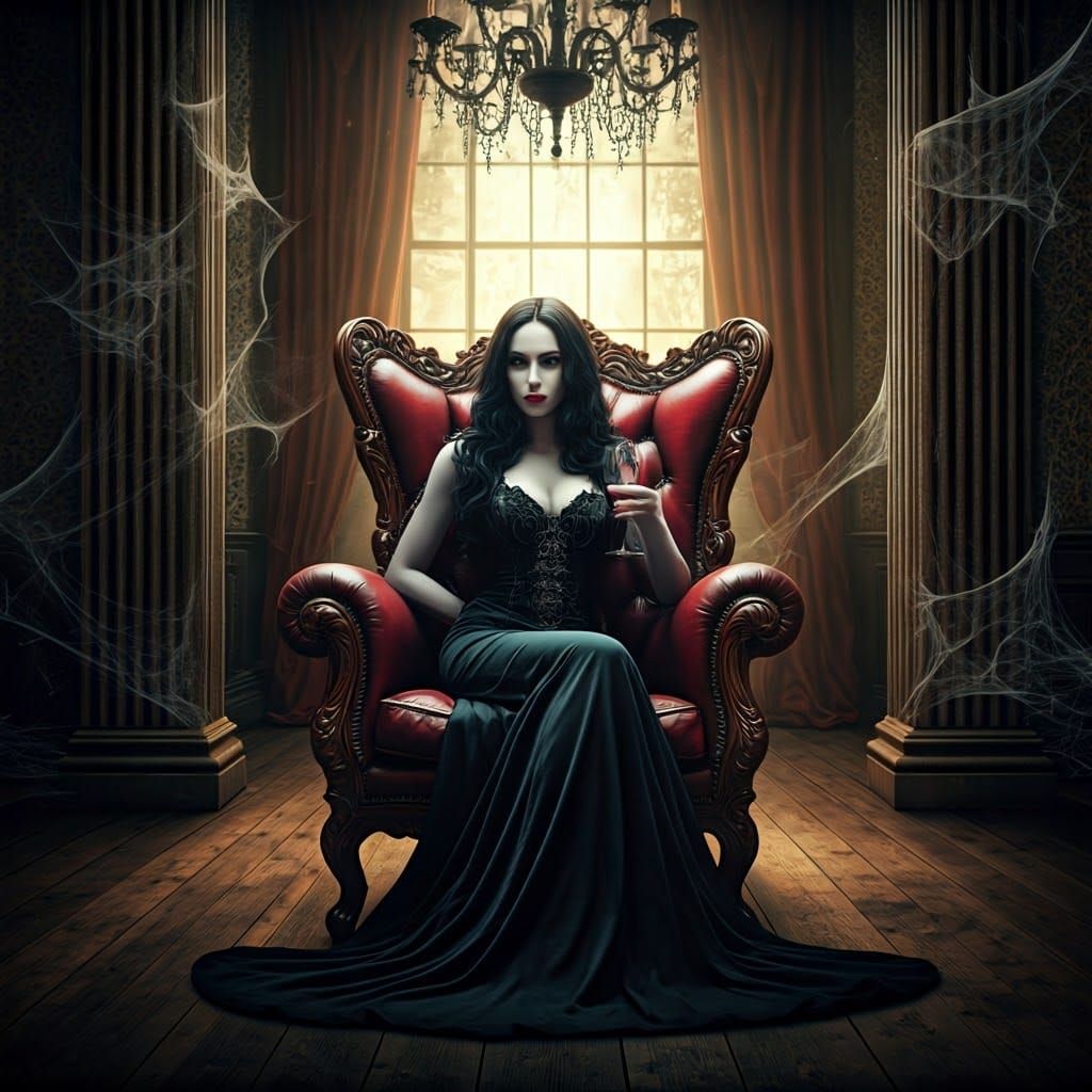 Ethereal Vampirella in Gothic Luxury