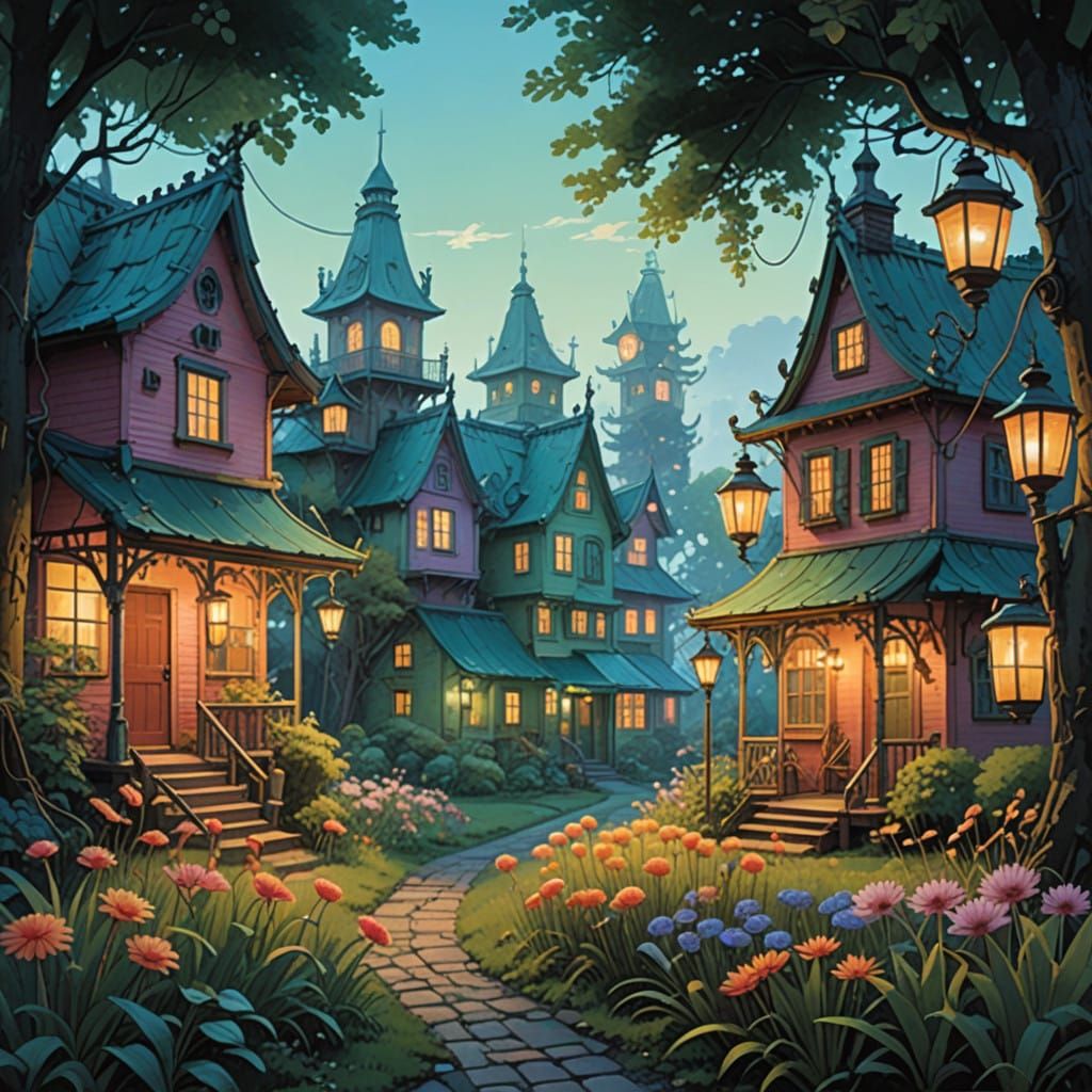 Surreal Avian Beings Soar through a Pastel Dreamscape