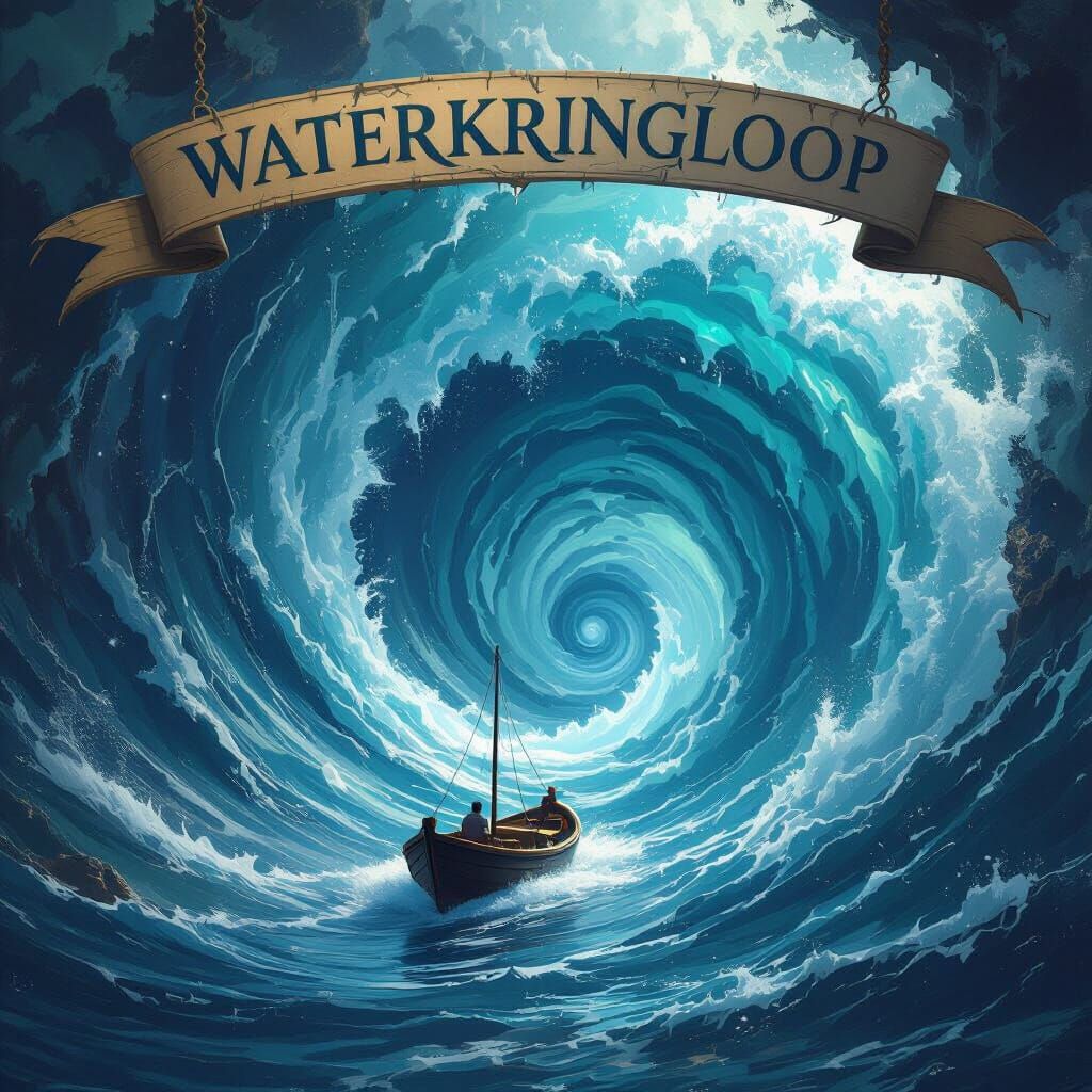 Epic Water Cycle Pulls Boat into Vortex