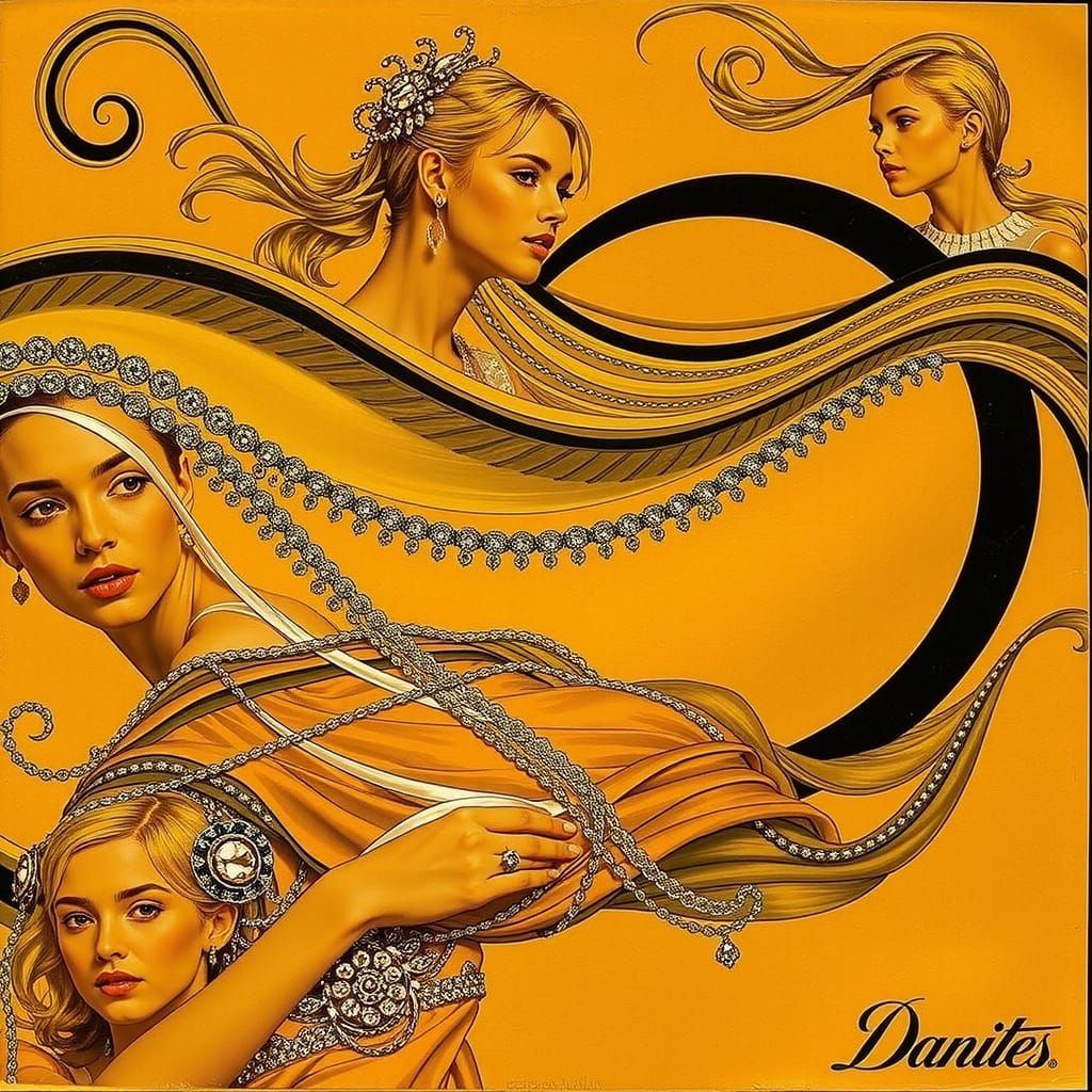 Elegant Models Pose in Vibrant Hair Studio