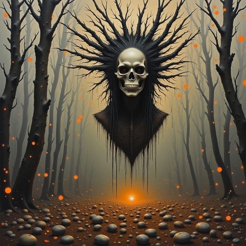 The Emptiness of Silence: A Symbolic AI Creation