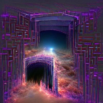 Surreal Gateway to Another World