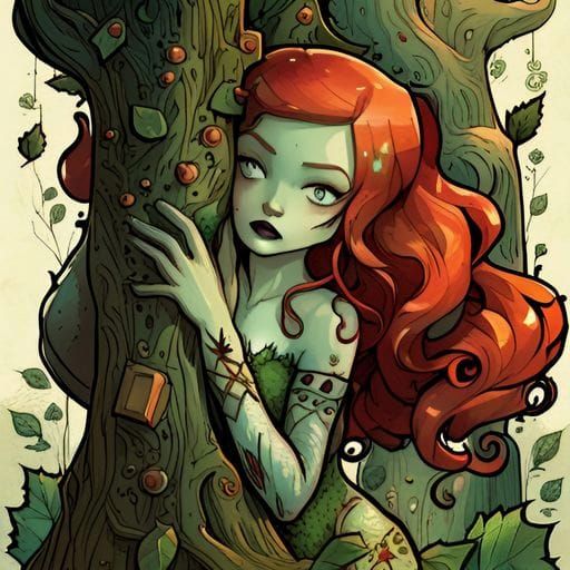 Poison Ivy Flourishing in a Tropical Jungle