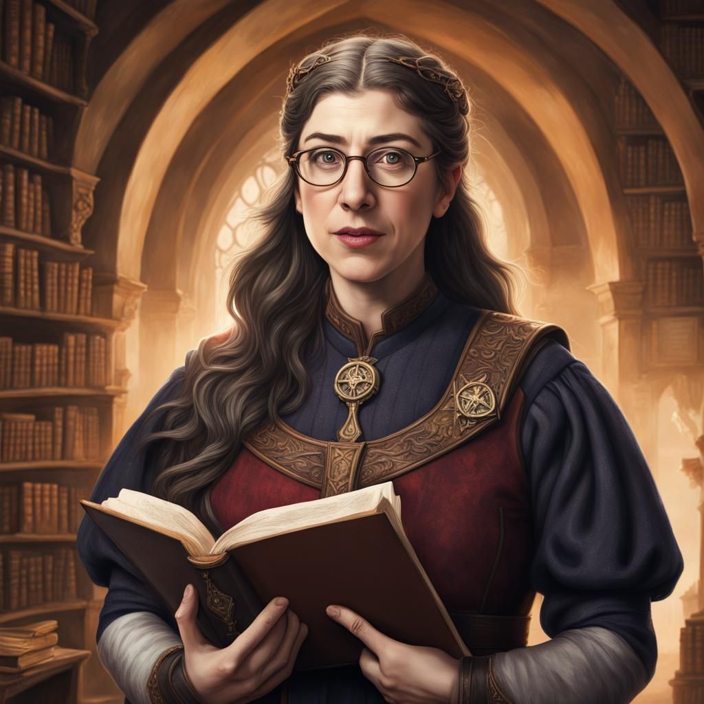 Cleric of Knowledge Digital Painting