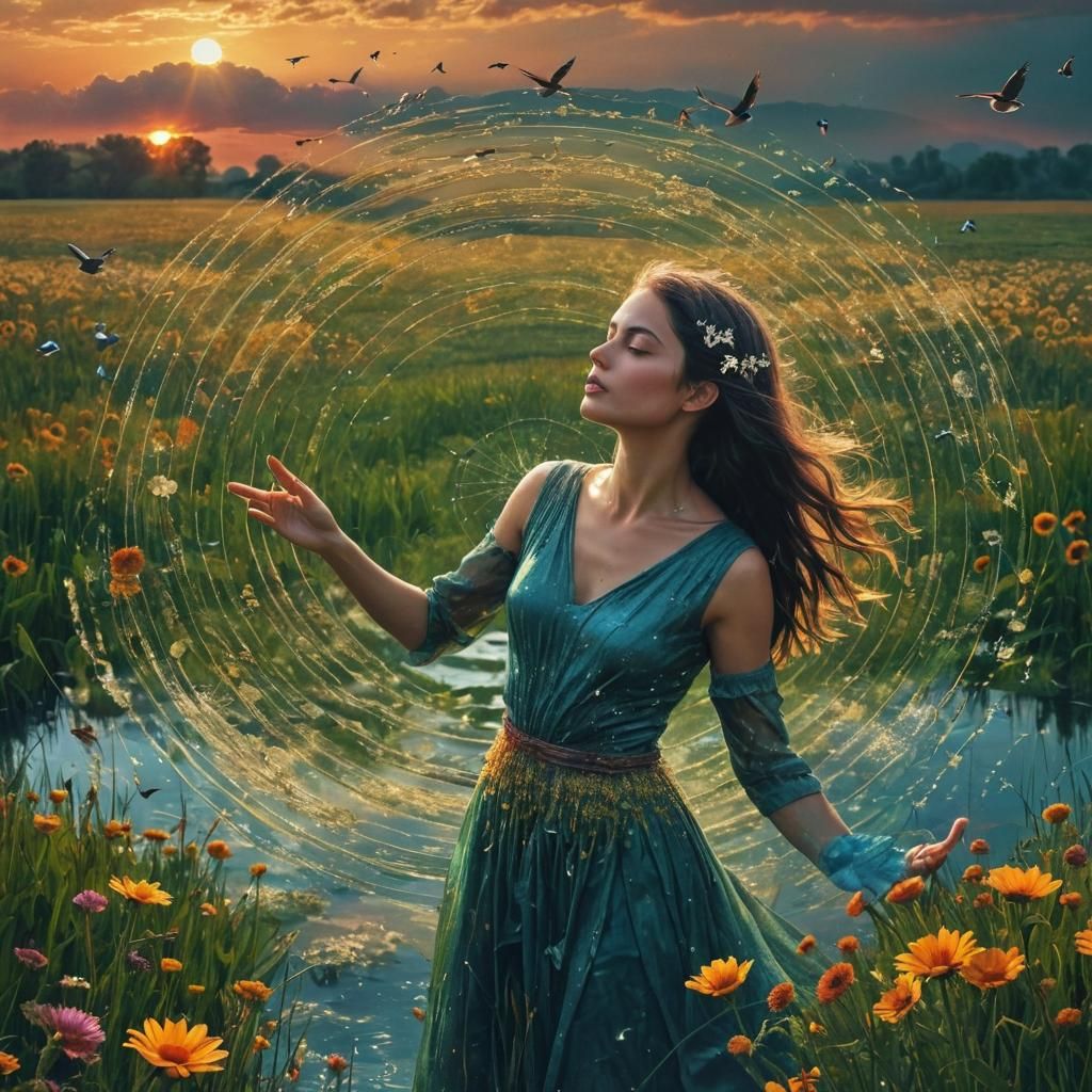 Mesmerizing Collage of Gratitude in 8K Digital Art