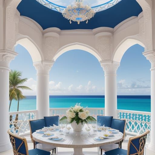 Magical Art Deco Villa with Starry Motifs