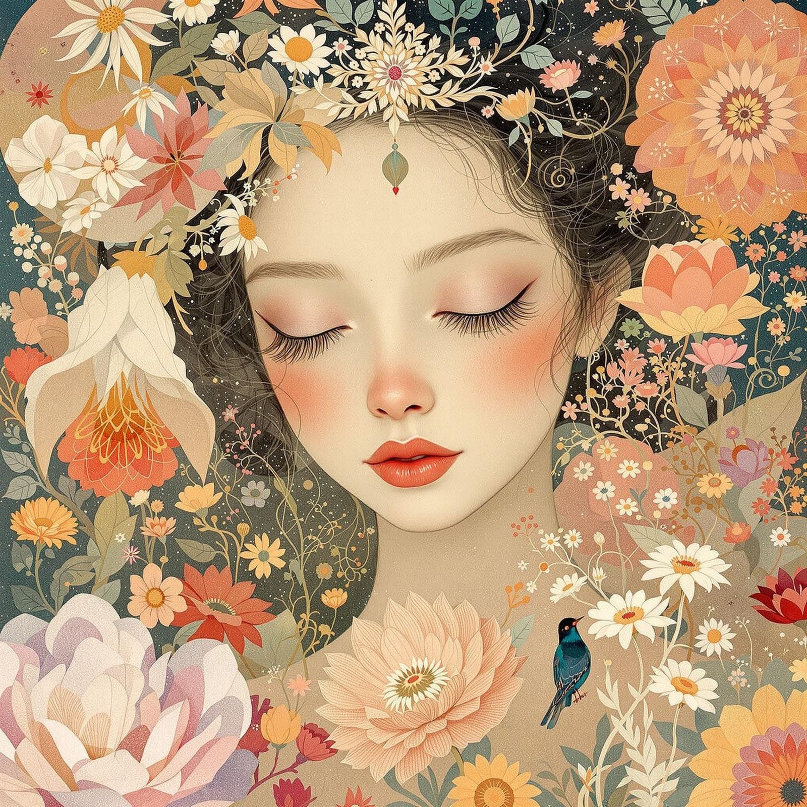 Ethereal Dreamscape with Ornate Details