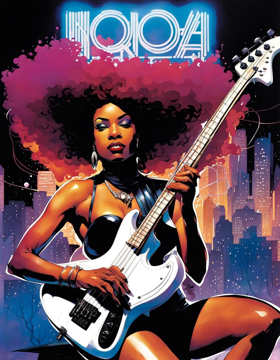 Clare Voyancé and Her Cyber-Rock Band