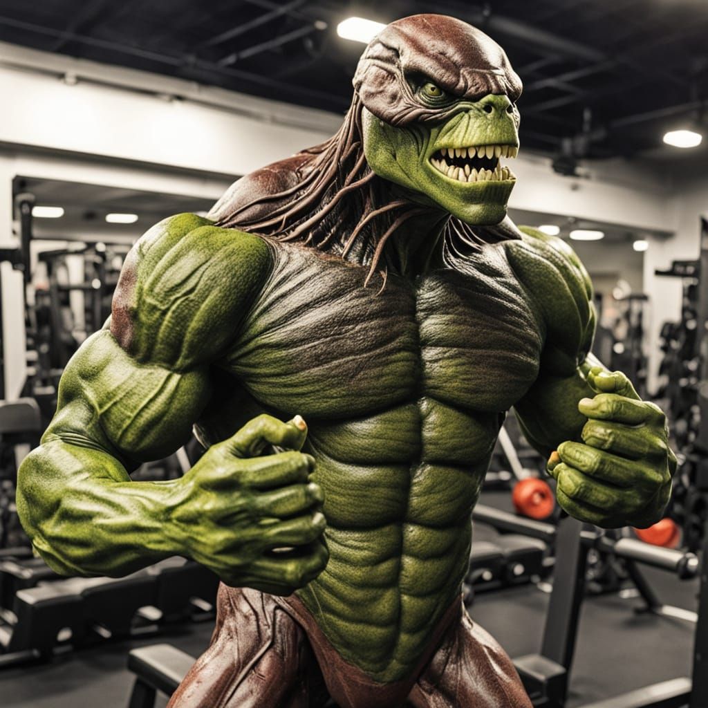 Muscular Venus Flytrap Gym Brute