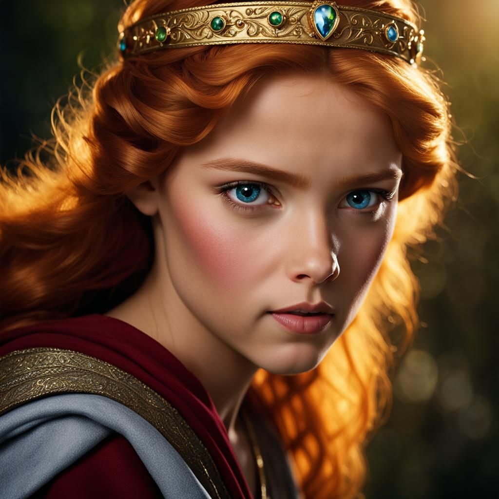 Princess Eilonwy of Llyr in Stunning Photorealistic Portrait