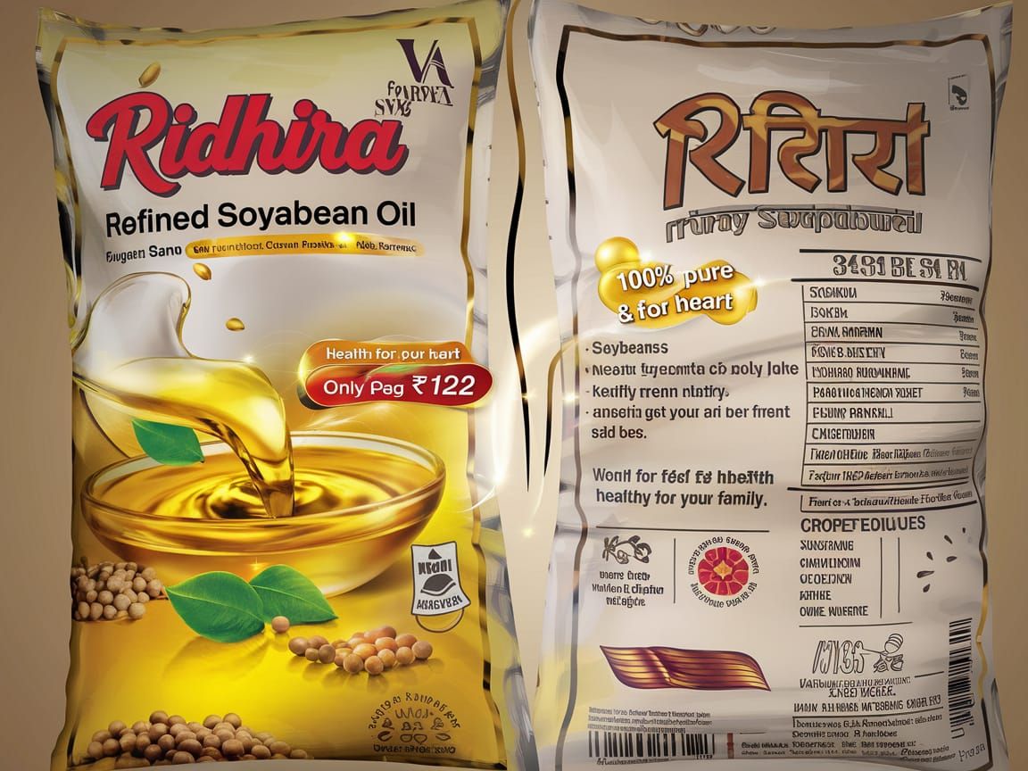 Premium Ad for Ridhira Refined Soyabean Oil
