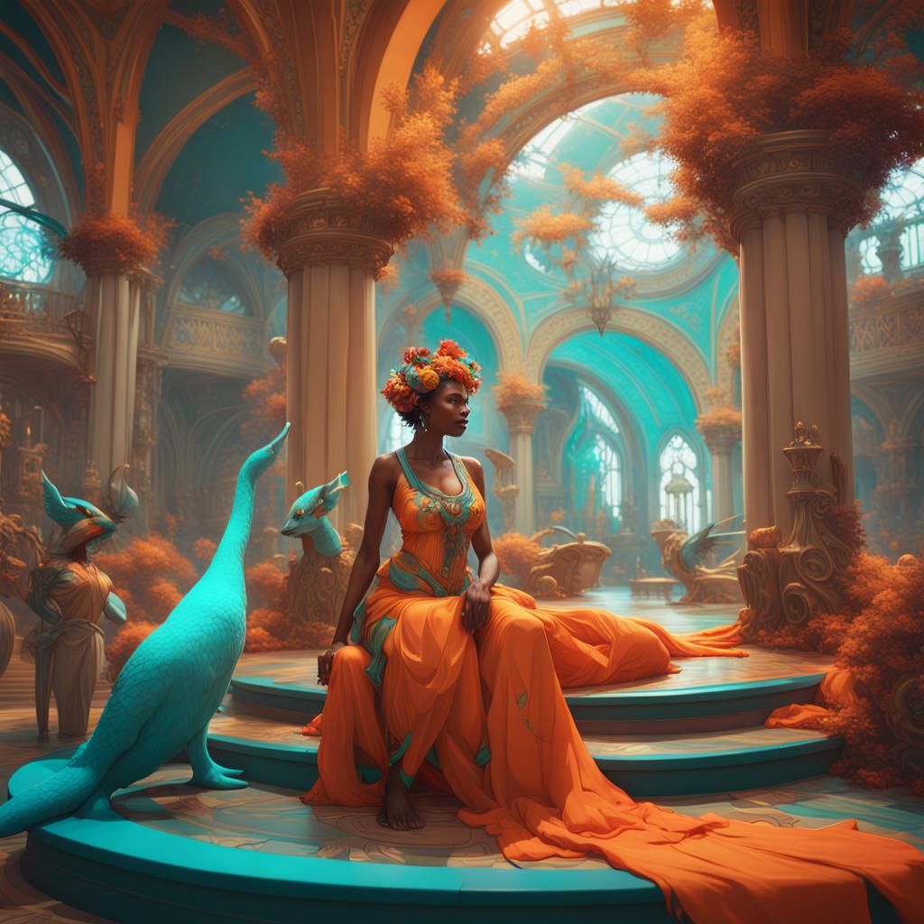 Utopian World of Creatures in Hyperdetailed Art