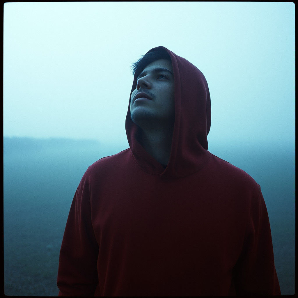 Dramatic Cinematic Still of a Solitary Figure