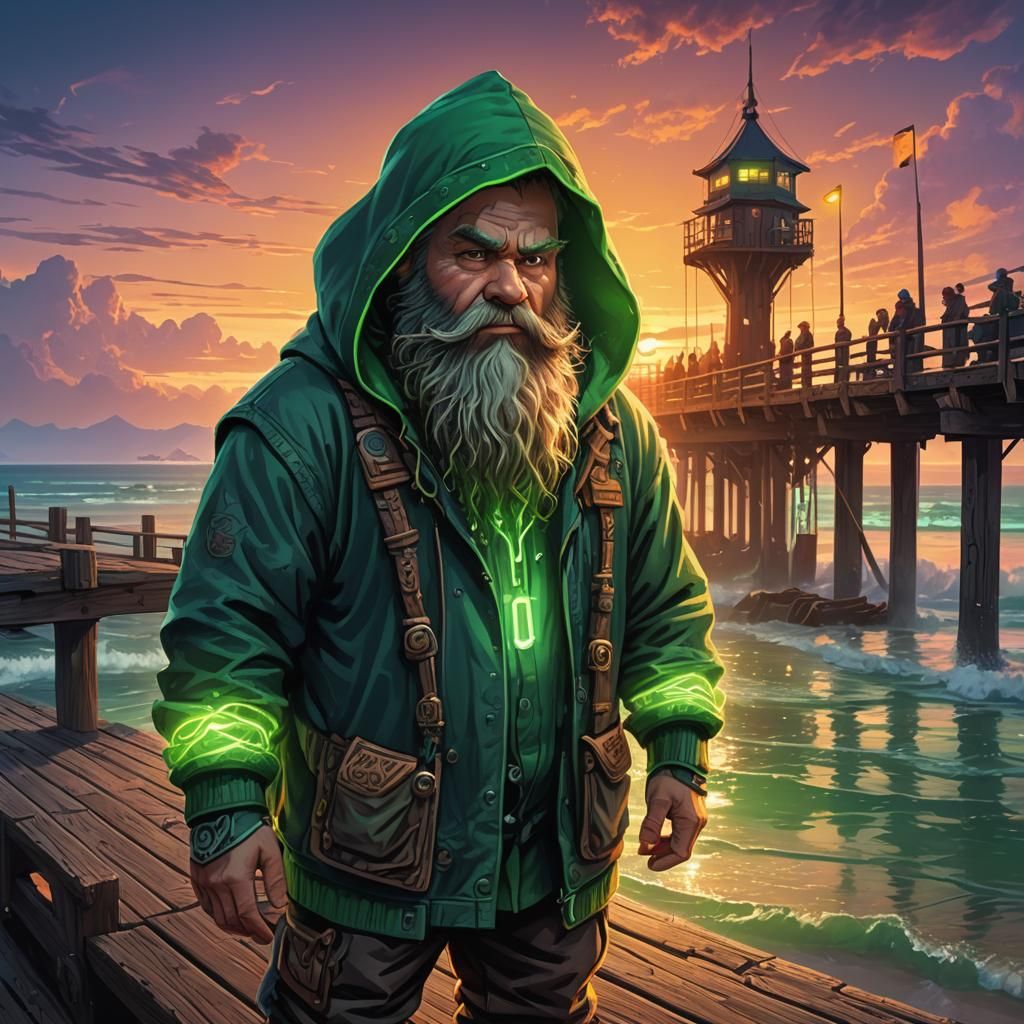 A really angry Dwarf