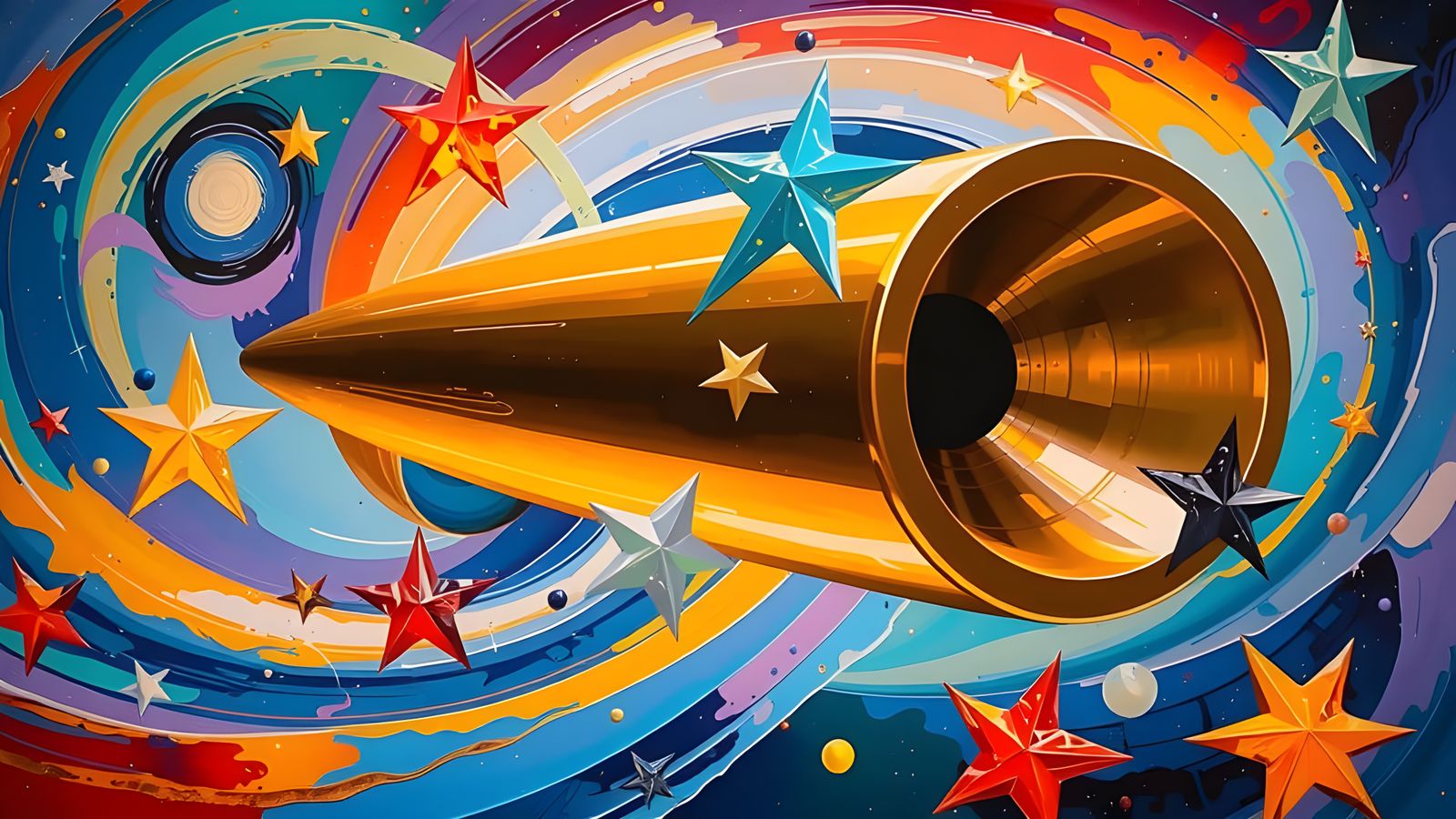 Resplendent Metallic Cylinder in Interstellar Vortex