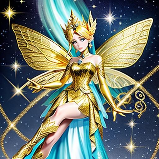 fairy of gold and diamonds
