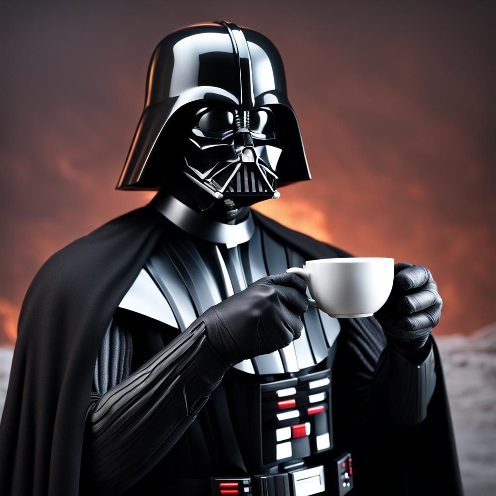 Darth Vader's Coffee Break: A Matte Painting