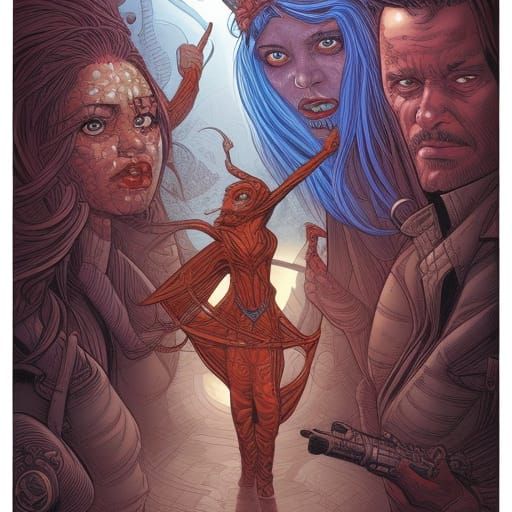 Comic Book Art of Arbresha