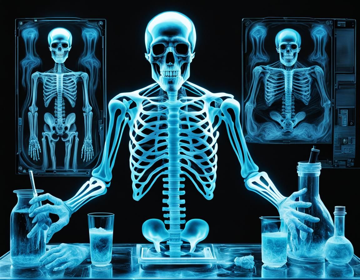 X-Ray of the Bartender