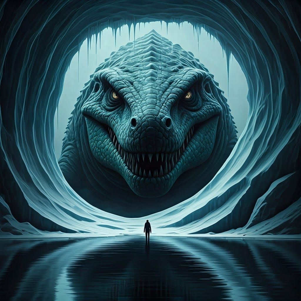 Gargantuan Mosasaur Breaks Free from Icy Prison in Cinematic...